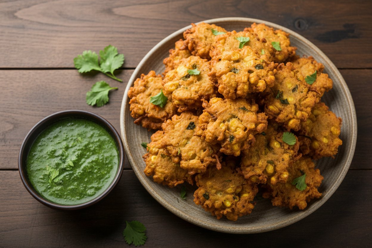 Crispy Indian Baby Corn Fritters