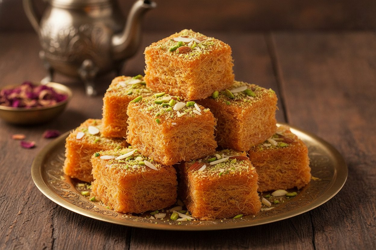 Homemade Soan Papdi: Flaky Indian Sweet