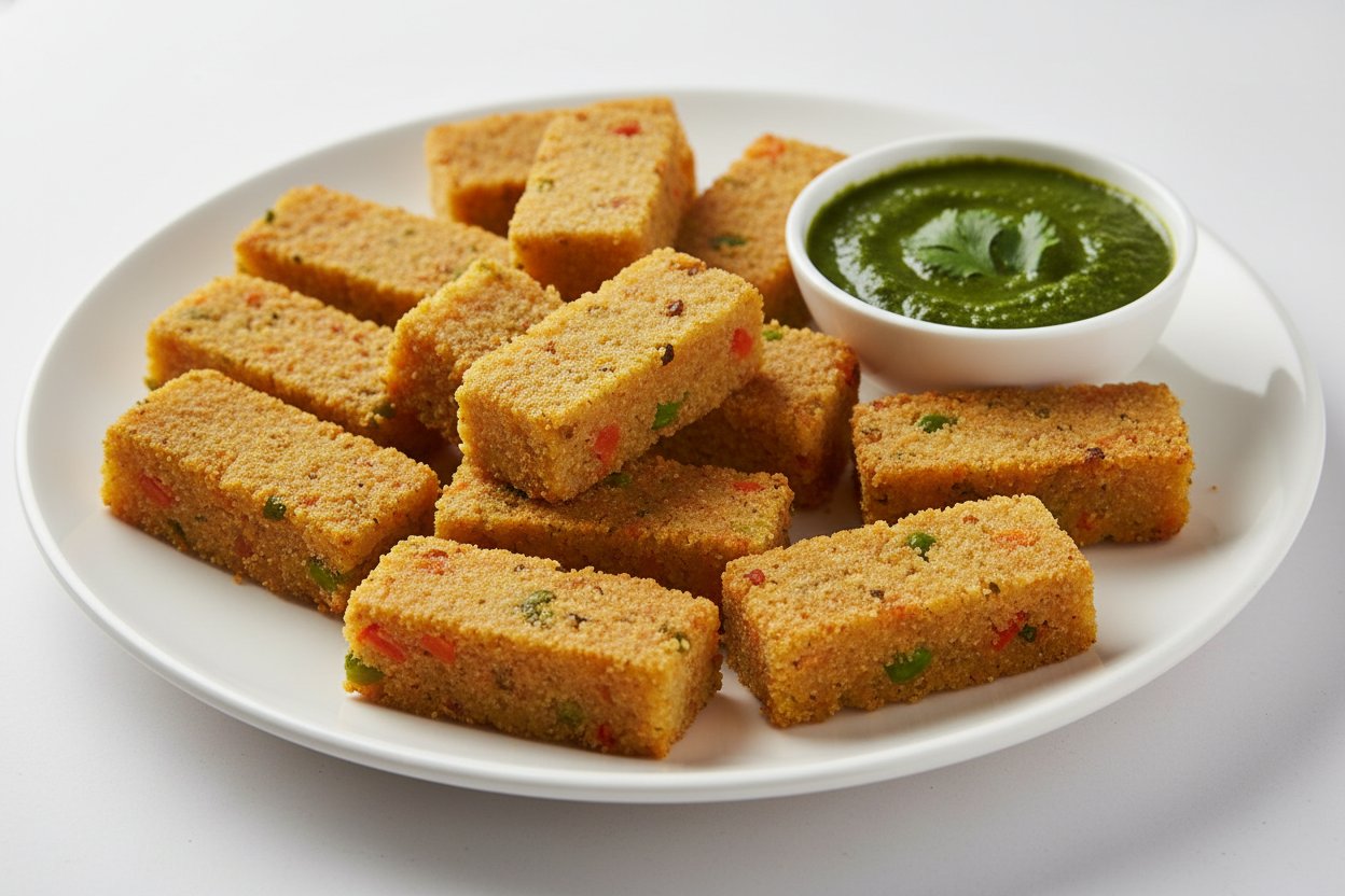 રવા અને શાકભાજીના હેલ્ધી સ્ટીક્સ