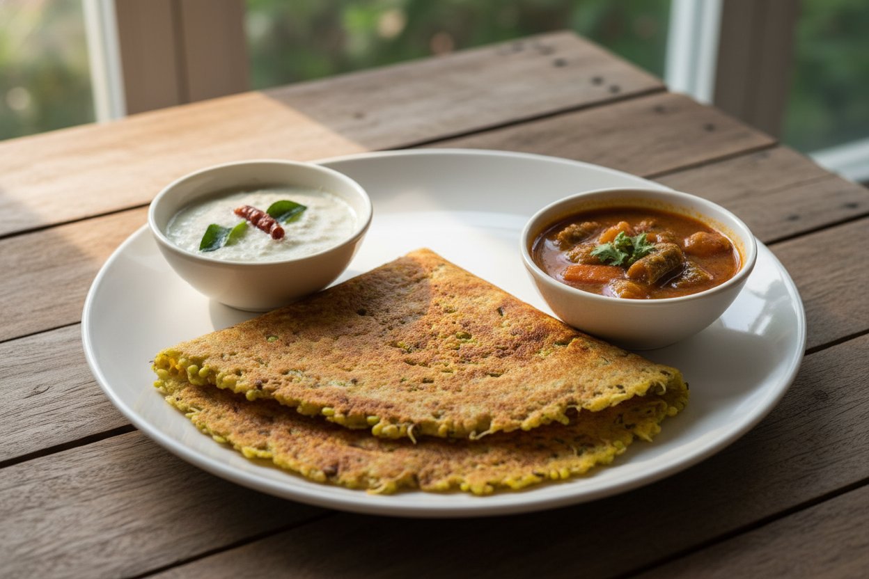 முளைகட்டிய பயறு தோசை