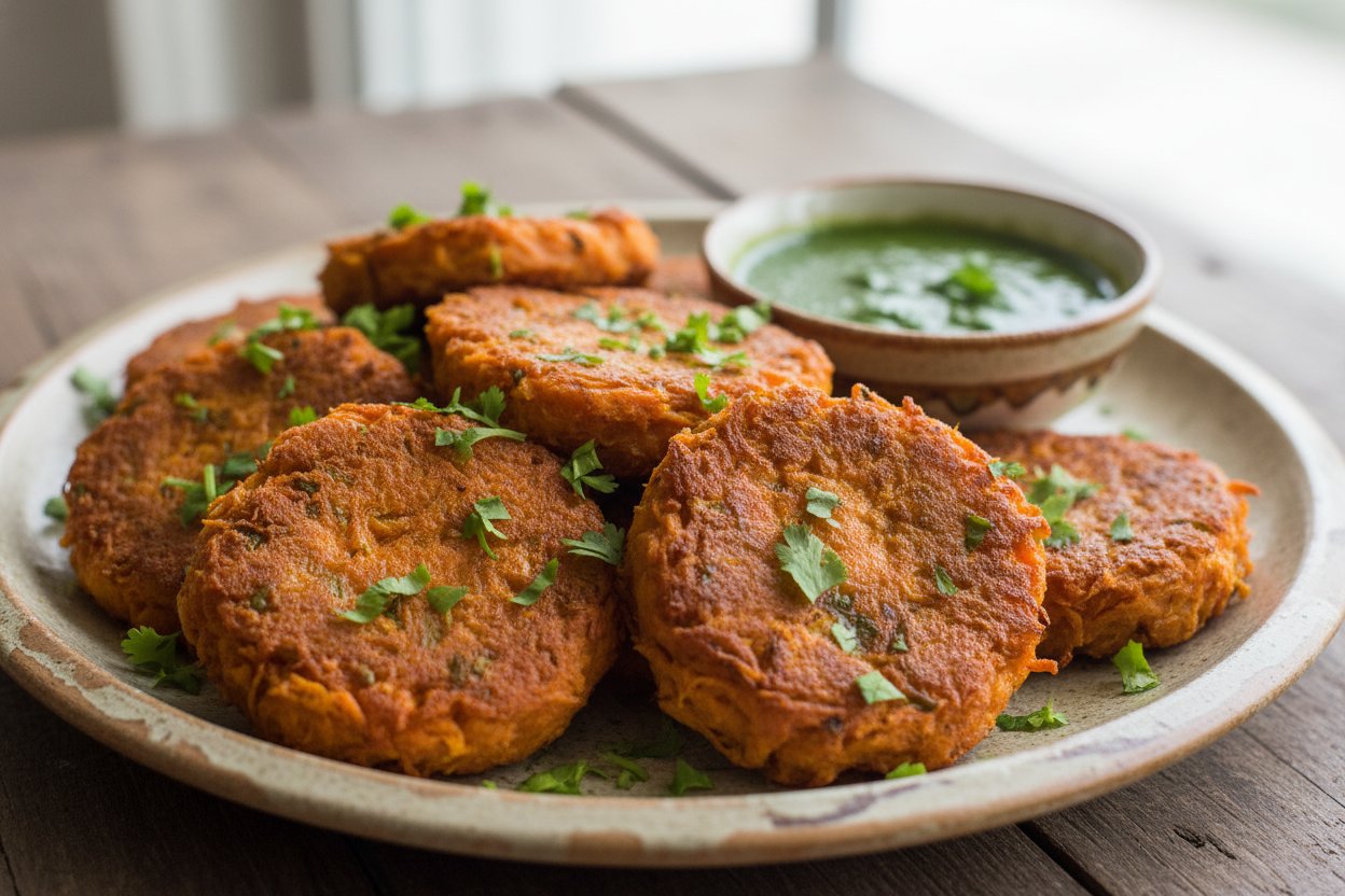 ફરાળી શક્કરિયા ટિક્કી